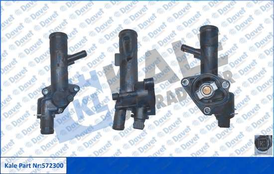 KALE 572300 Termostat 89°C Plastik Govdeli Komple Dacia Logan Logan I Nissan Almera Ii Kubistar Micra Iii Renault Clio Ii Symbol Kangoo Kangoo Express Suziki Jimny Suv